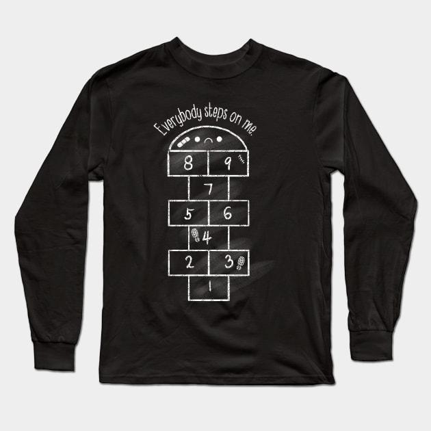 Stop Stepping On Me Long Sleeve T-Shirt by fishbiscuit